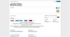 Desktop Screenshot of boatingtimesmag.com